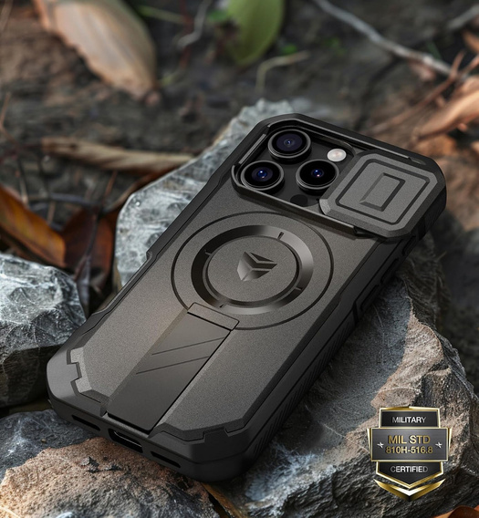 Etui Dexnor CamProtect pancerne do iPhone 16 Pro z wojskową ochroną przed upadkami