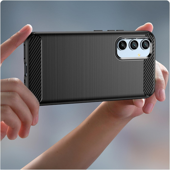 Etui do Samsung Galaxy A54 5G, Carbon, czarne