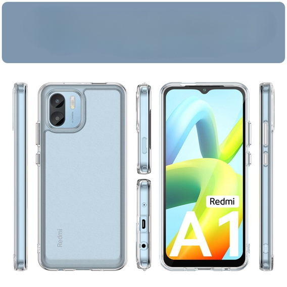 Etui do Xiaomi Redmi A1 4G / A2 4G, Fusion Hybrid, przezroczyste