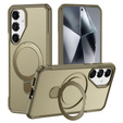 Etui do Samsung Galaxy S25/S24 z magnetyczną podstawką – khaki