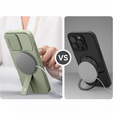 Etui do iPhone 15, Suritch Shockproof, do MagSafe, zielone