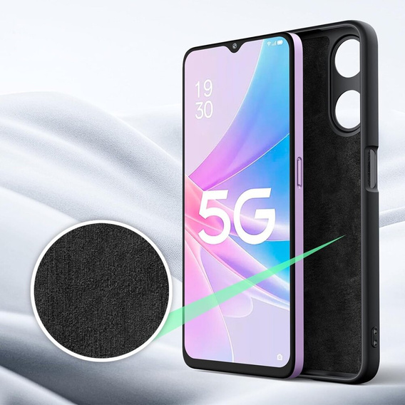 Etui do Oppo A38 4G / Oppo A18 4G, Silicone Lite, czarne