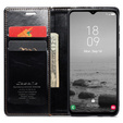 Etui z klapką CASEME do Samsung Galaxy A34 5G, Waxy Textured, czarne
