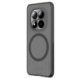 Etui Nillkin Frosted Shield Pro MagSafe do Xiaomi Redmi Note 15 Pro Plus 5G / Poco M8 Pro 5G – przezroczyste / czarne