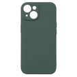 Etui do iPhone 15, Silicone Lite, ciemnozielone
