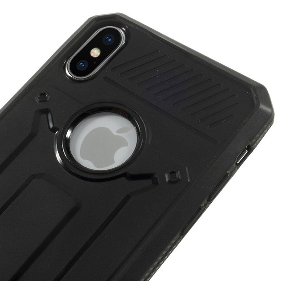 Czarne Etui ARMOR GUARD Case do iPhone X / XS