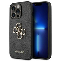 Etui GUESS do iPhone 14 Pro, 4G Big Metal Logo, szare