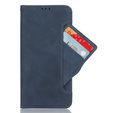 Etui z klapką do Xiaomi Redmi Note 13 5G, Card Slot, niebieskie