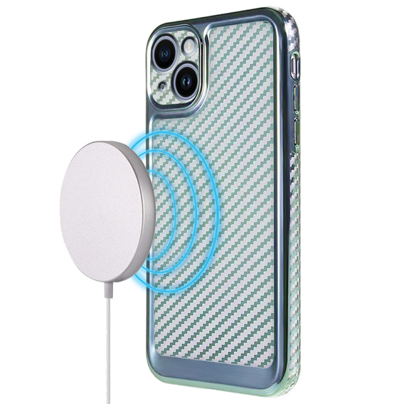 Etui do iPhone 14 Plus Carbon Slim Case Obudowa, Niebieskie