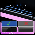 2x Szkło Szkło Hartowane do iPhone 13 Pro Max / 14 Plus, ERBORD Easy App Full Screen Protector