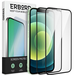 2x Szkło Hybrydowe Ceramic ERBORD do iPhone 12 Mini