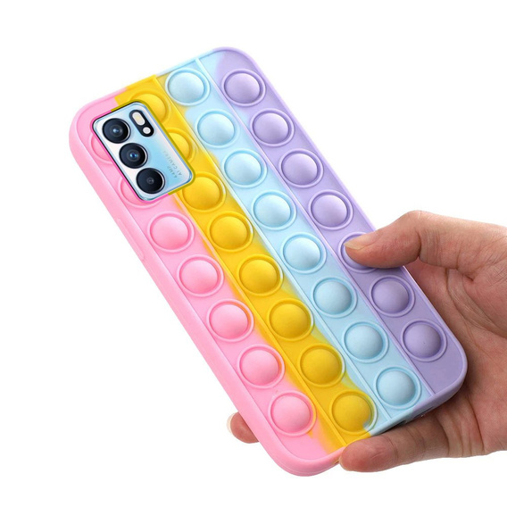 Etui Push Bubble Pop It do Oppo Reno 6 5G