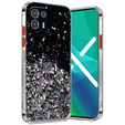 Etui do Motorola Edge 20 Lite, Glittery, czarne