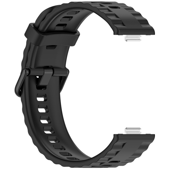 Pasek Silikonowy do Huawei Watch Fit 4 / 4 Pro / 3, Czarny
