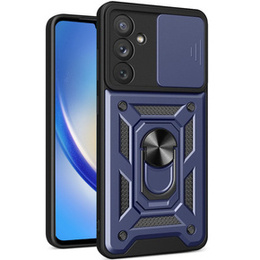 Etui pancerne do Samsung Galaxy M34, CamShield Slide, niebieskie