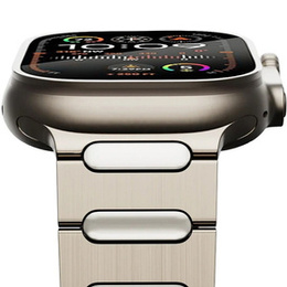 Bransoleta do Apple Watch 1/2/3/4/5/6/7/8/9/10/11/SE Ultra 1/2/3 42/44/45/46/49mm, Tytanowa
