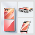 Etui do Samsung Galaxy Z Flip7, z błyszczącym wykończeniem - srebrne