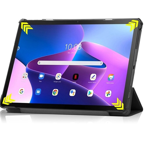 Etui do Lenovo Tab M10 Plus 10.6 Gen 3 TB-125F TB-128F, Smartcase, różowe rose gold
