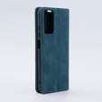 Etui do Xiaomi Redmi Note 12S, ERBORD Vintage portfel z klapką, niebieskie