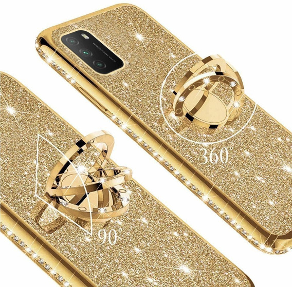 Etui Bling do Xiaomi POCO M3, Gold