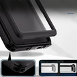 Etui wodoodporne do Samsung Galaxy S25 Ultra, Redpepper, do MagSafe, czarne
