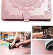Etui z klapką do Oppo Reno 12FS / 12F, Mandala, różowe rose gold