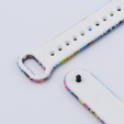 Pasek Silikonowy do Xiaomi Smart Band 10 / 9 / 8, Kolorowe wzory