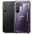 Etui pancerne do Samsung Galaxy S23, Dexnor Full Body (One Frame), fioletowe