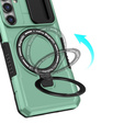 Etui pancerne do Samsung Galaxy S23 FE, CamShield MagSafe, zielone