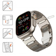 Bransoleta do Apple Watch 1/2/3/4/5/6/7/8/9/10/11/SE Ultra 1/2/3 42/44/45/46/49mm, Tytanowa