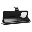 Etui z klapką do Oppo A5x, Crazy Horse Wallet, czarne
