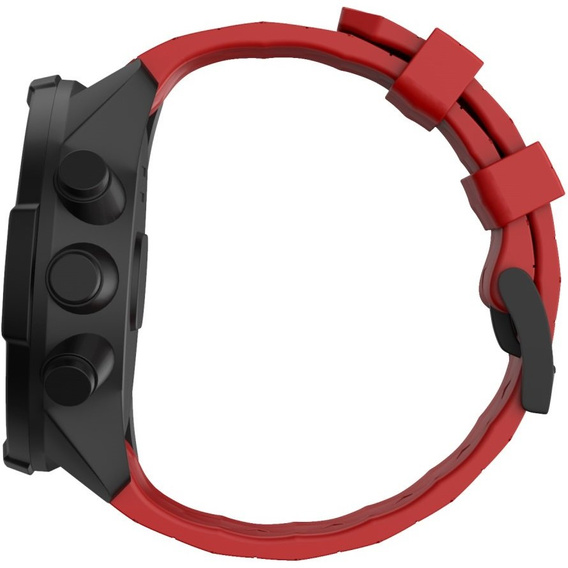 Pasek Rhombic Grain do zegarka Suunto 9, Red