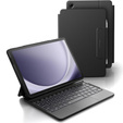 Etui z klawiaturą do Samsung Galaxy Tab A9+, Dexnor Magnetic Keyboard Touchpad, czarne