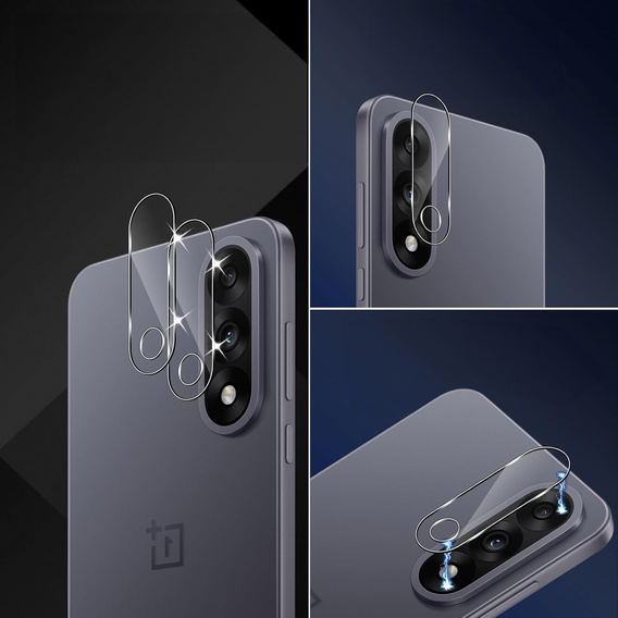 2x Szkło hartowane na aparat ERBORD do OnePlus Nord 5, Przezroczyste