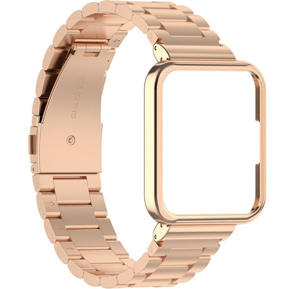 Bransoleta Stainless do Xiaomi Redmi Watch 2 Lite, Różowe złoto