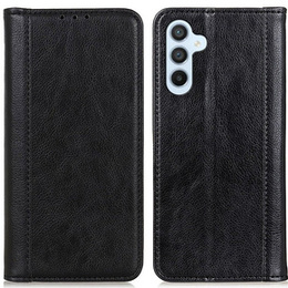 Etui do Samsung Galaxy S24 / S25, Wallet Litchi Leather, czarne