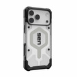 Etui Urban Armor Gear do iPhone 17 Pro, Pathfinder MagSafe, ice/silver