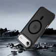 Etui pancerne do iPhone Air, Matt Case, do MagSafe, matowe z czarną ramką