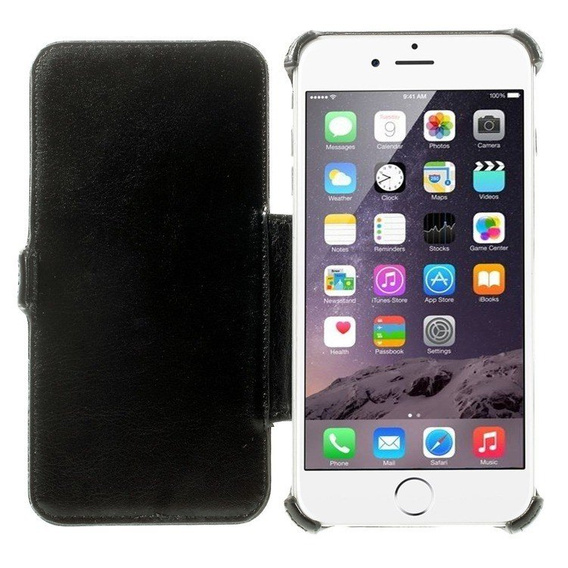 Czarne Etui z klapką do iPhone 6 Plus / 6S Plus