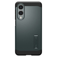 Etui Spigen do Samsung Galaxy S25 Edge, Tough Armor MagSafe, zielone + Szkło Hartowane 9H