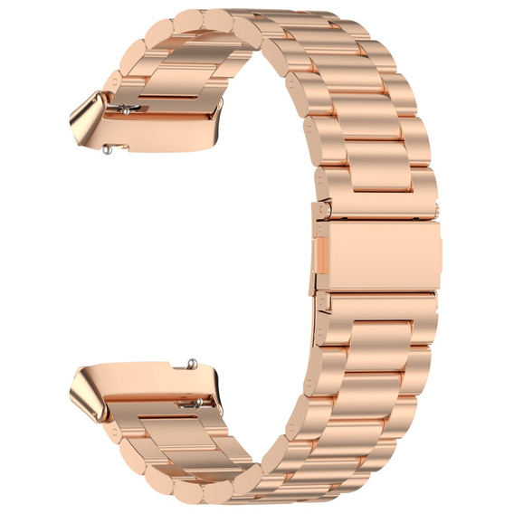 Bransoleta Stalowa do Xiaomi Redmi Watch 3 Active, Różowa rose gold