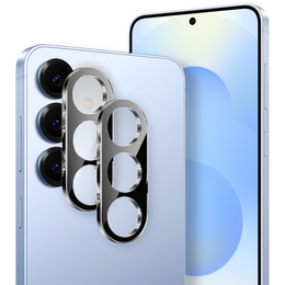 2x Szkło hartowane na aparat ERBORD do Samsung Galaxy S25+ Plus, czarne