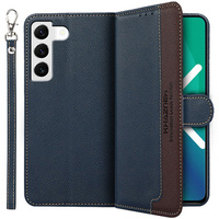 Etui Wallet do Samsung Galaxy S22+ Plus 5G, KHAZNEH RFID, Dual Color, Blue