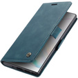 Etui CASEME do Samsung Galaxy Note 10 Plus/5G, Leather Wallet Case, zielone
