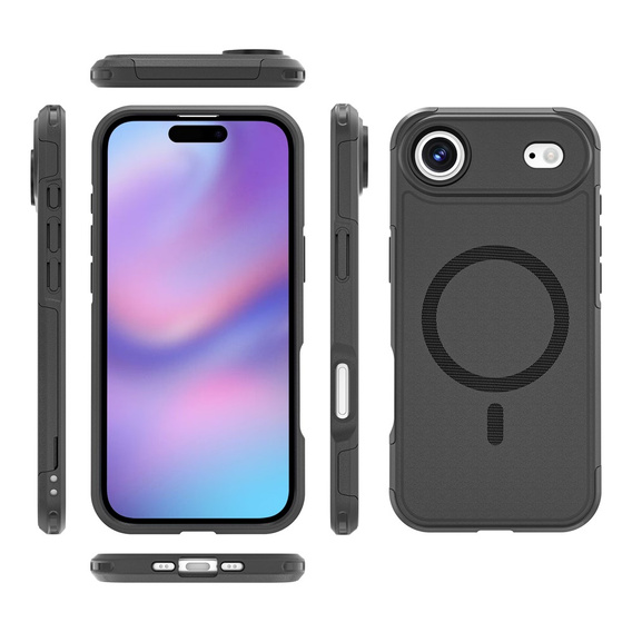 Etui pancerne do iPhone Air, MagForce MagSafe, czarne