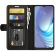 Etui Wallet do Motorola Moto G50, PU Leather, Black