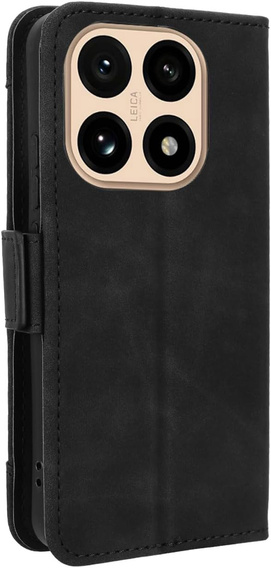 Etui z klapką do Xiaomi 15T, Card Slot, czarne