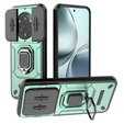 Etui pancerne do Realme 14 Pro+ 5G, CamShield Slide, zielone
