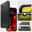 Etui Spigen do iPhone 14, Rugged Armor MagSafe, czarne