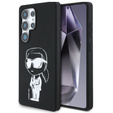 Etui Karl Lagerfeld do Samsung Galaxy S25 Ultra, Etui Karl Lagerfeld Graffiti Ikonik, Czarne